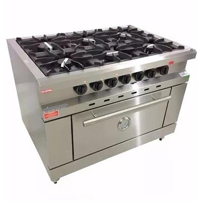 Cocina Rovesco Super Esmerilado 6 Mecheros C/Valv