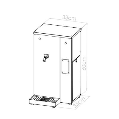 Dispenser De Agua Caliente C/Monedero Y Display Sp