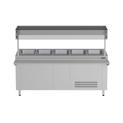 Salad Bar 5 Band GN 1 1(530x320) Medida 1848x710x850MM