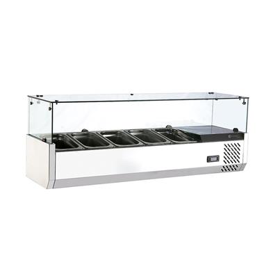 Salad Bar Acero Inox ITALY 5 * 1/4 GN C/Recta