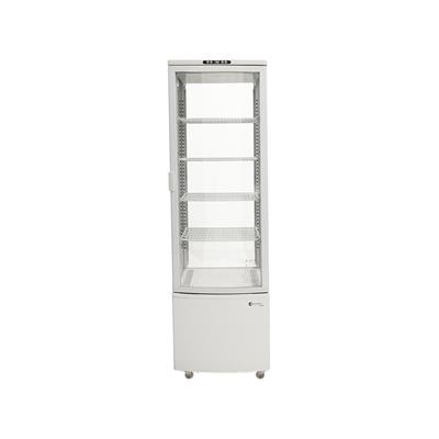 Heladera Vertical ITALY 4 caras Vidriadas 280 Lts