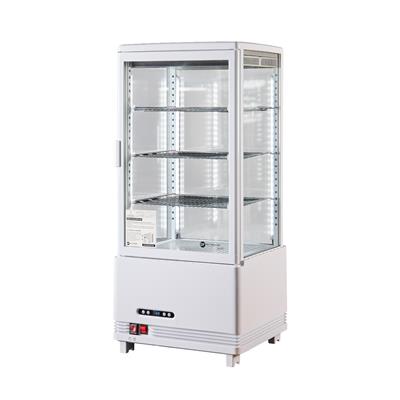 Heladera/Warmer Vertical 4 caras Vidriadas 78 Lts