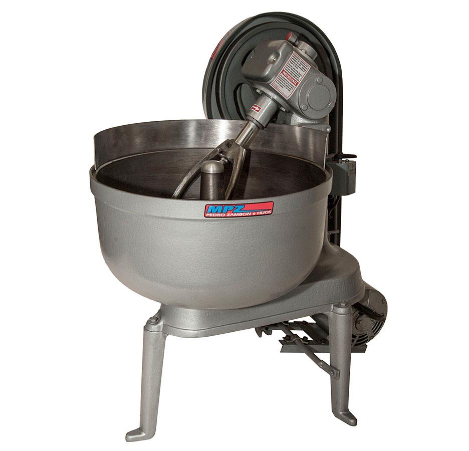 Amasadora Mpz Linea Pesada de Pie 30 Kg Batea Loca, Monofasico 3/4 Hp