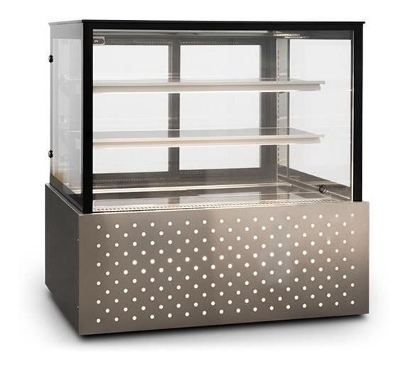 Heladera ITALY C/ Recta 1,20 mts, Equipada 1/2 HP Frente Acero Inox 304 (120x74x130)