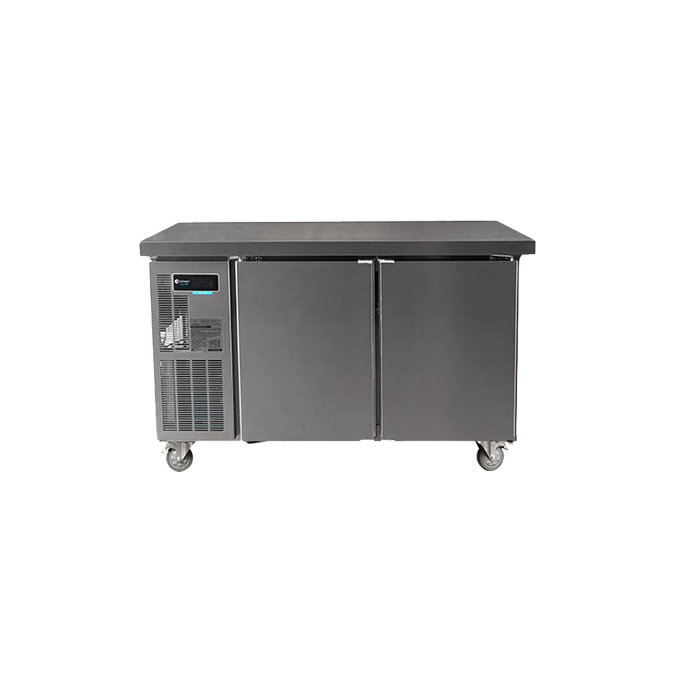Heladera Mostrador ITALY Forzado, 1,45 Mts 400 Lts, Acero (1450x760x900)