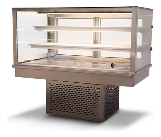 Heladera Sobre Mostrador ITALY C/ Recta 0,90 mts, Equipada (90x69x102)
