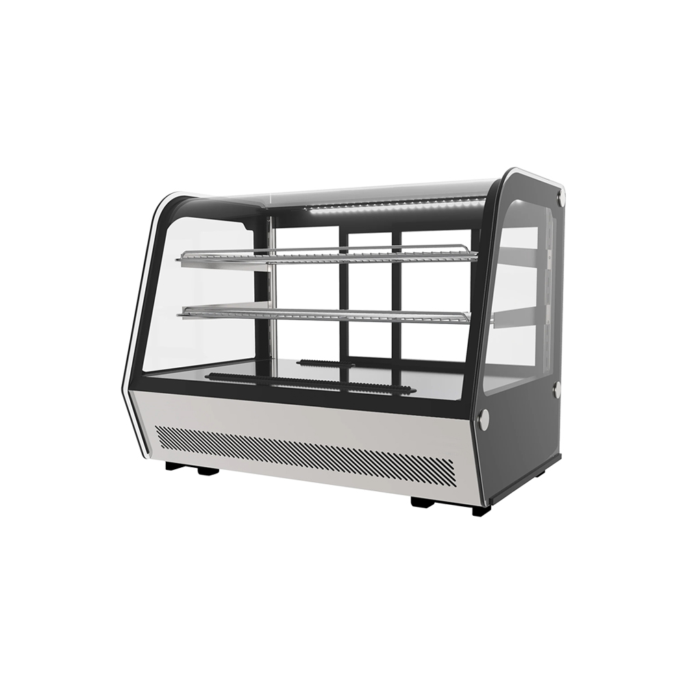 Heladera Sobre Mostrador ITALY Vidrio Curvo 160 Lts - 2 Est. (880x568x686)