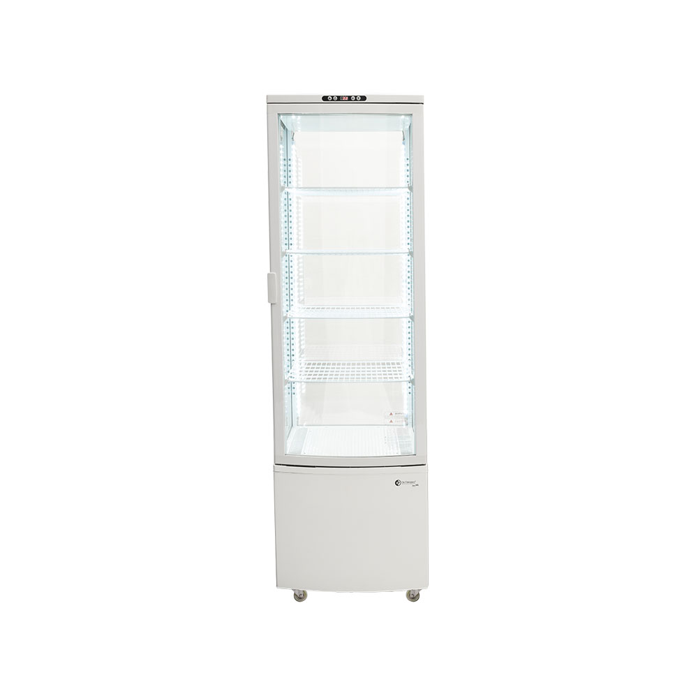 Heladera Vertical ITALY Plas. 4 caras Vidriadas 235 Lts - 4 Est. (515x485x1690)