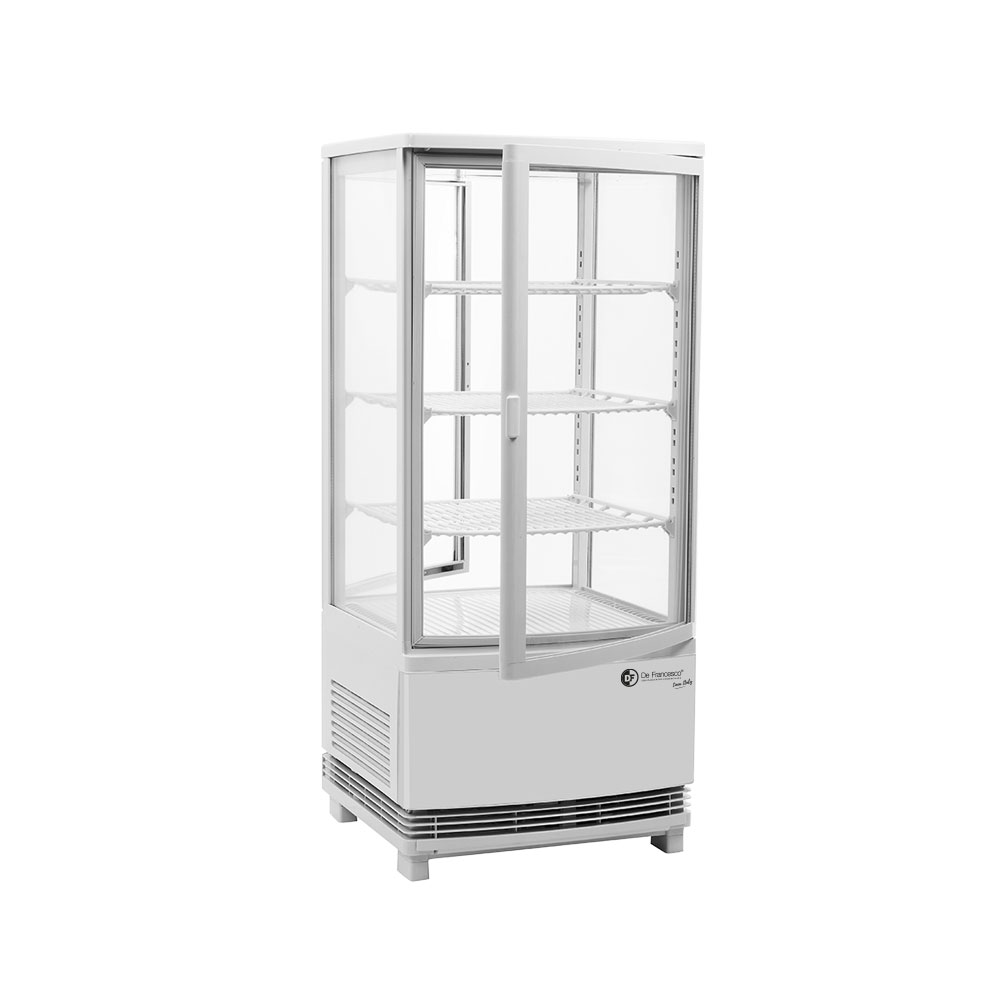Heladera Vertical ITALY Plas. 4 caras Vidriadas 78 Lts (Doble Puerta)- 3 Est. (452x406x966)
