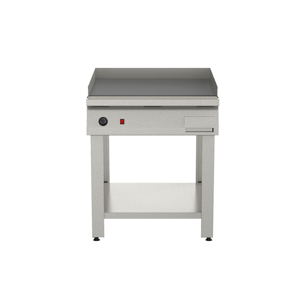 Anafe 4 H 80 cms con base y estante, acero 430 - Electrico