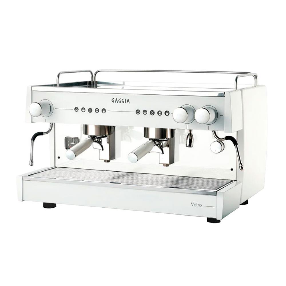 MAQUINA PROFESIONAL DE CAFE ESPRESSO GAGGIA VETRO 2G 25 WHITE