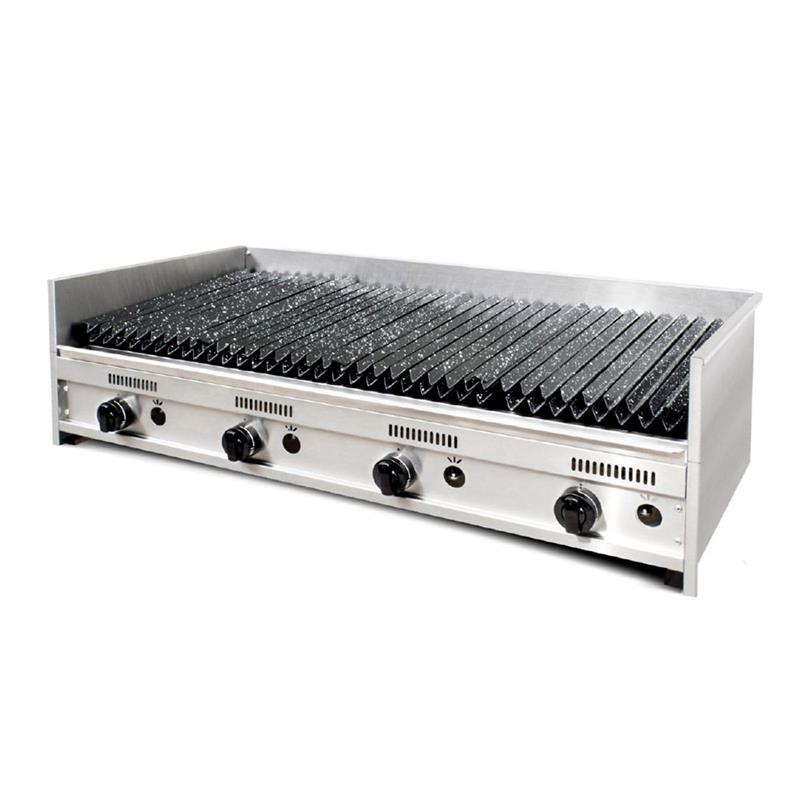 Parrilla C/Rompellamas Y Doble Parrilla 120 X 60 X 35 C/ Valvula de Seg