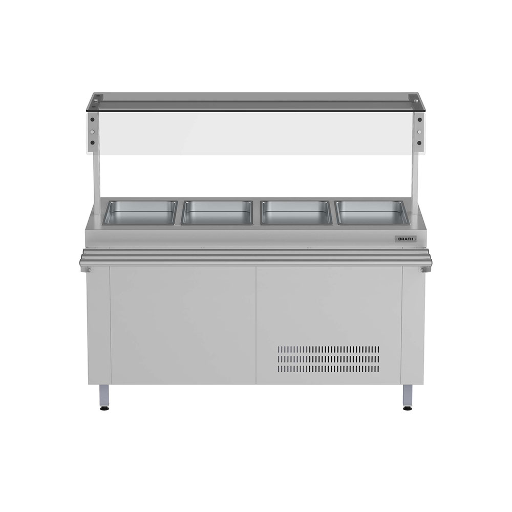 Salad Bar 3 Band GN 1 1(530x320) Medida 1152x710x850MM