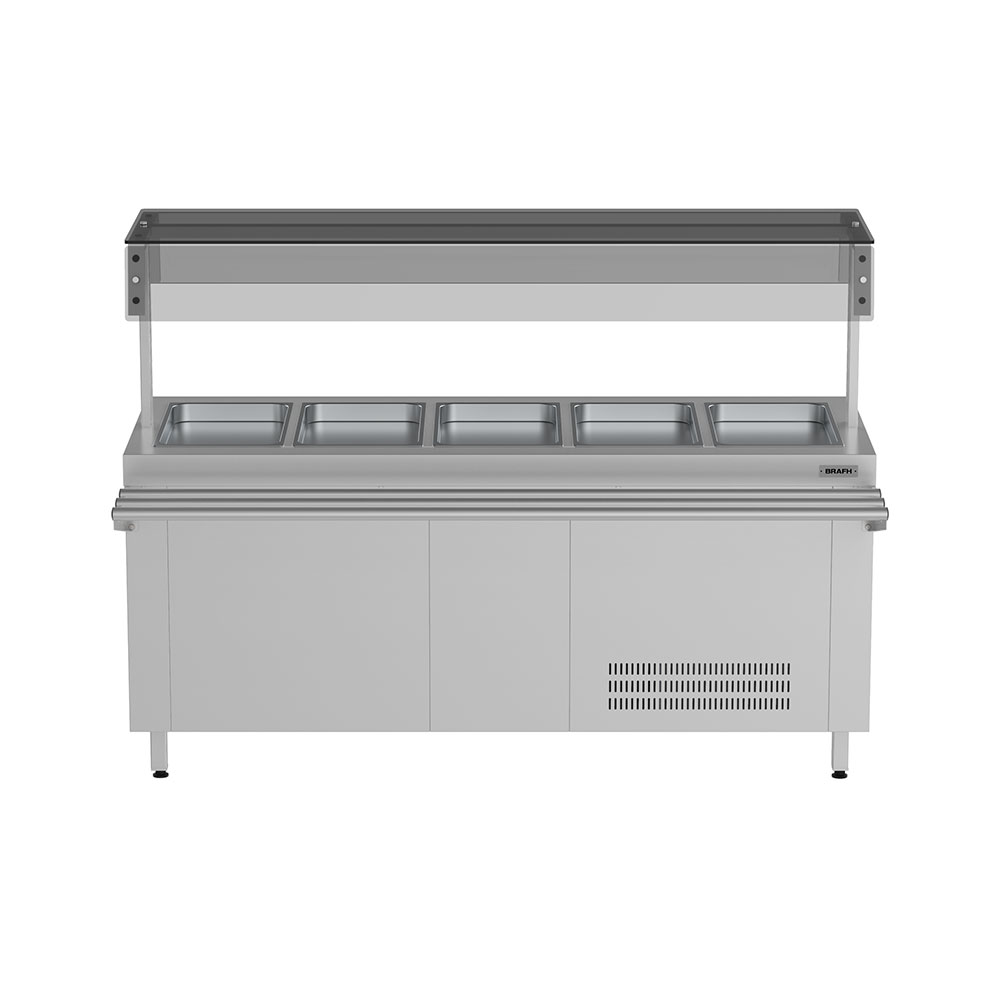 Salad Bar 5 Band GN 1 1(530x320) Medida 1848x710x850MM