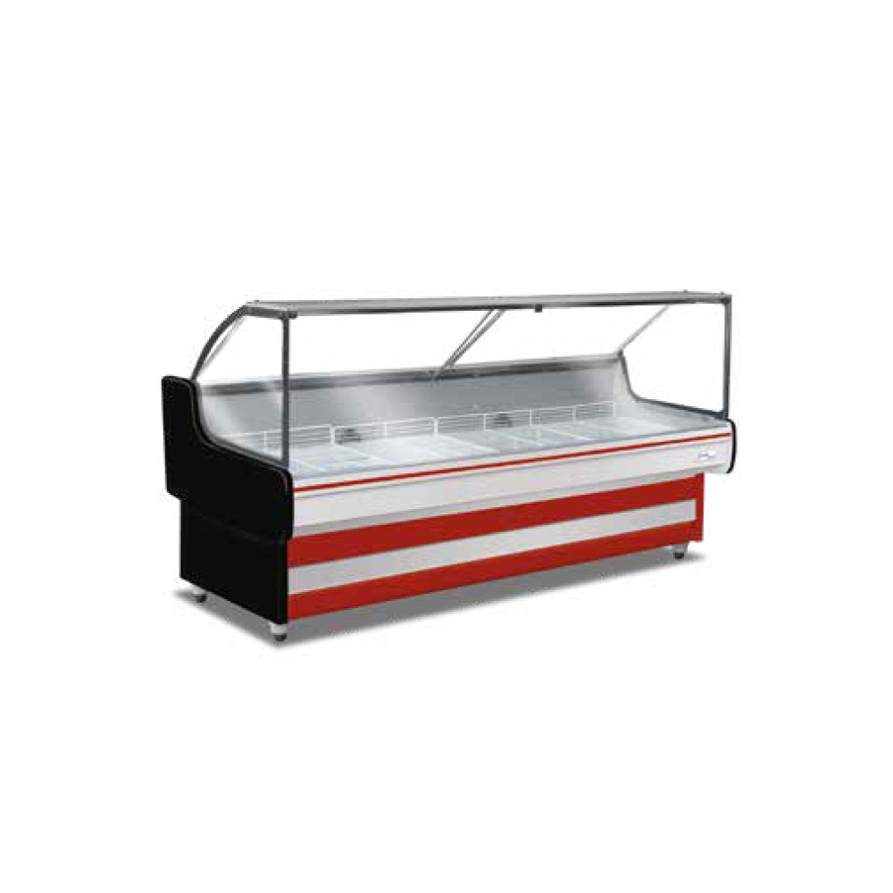 Batea Exhi C/Fija Mod Luxe 1,20 Mts C/Rec 1/3 Hp Frider
