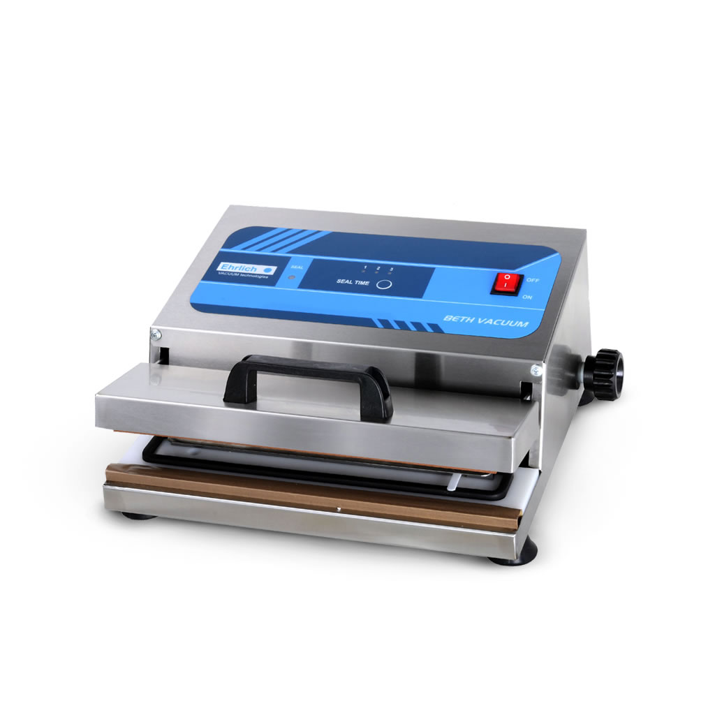 Envasadora al Vacio Ehrlich Succ. Externa Beth Vacuum Barra 340mm bomba 1m3 hora *Sin Filtro*
