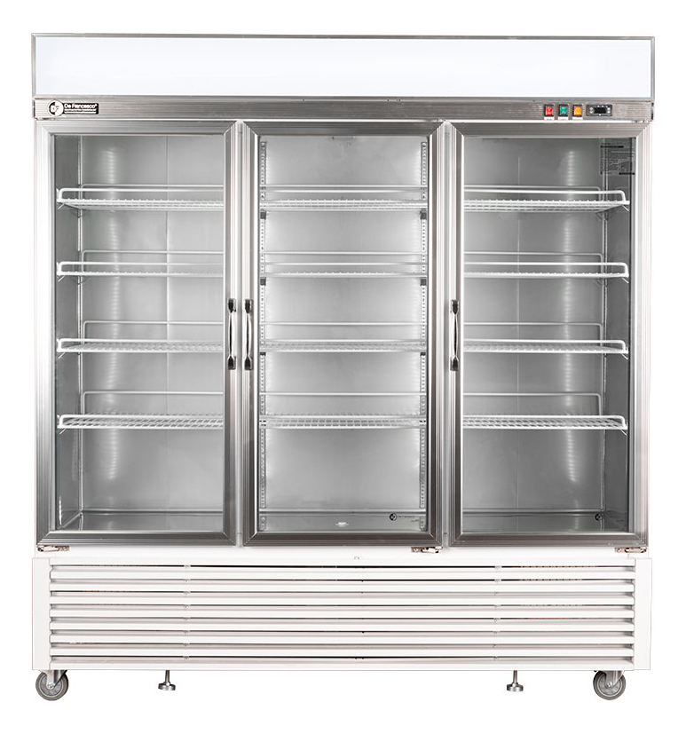 Freezer Vertical Exhibidor ITALY 3 Puertas Vidrio (1880x745x2040)