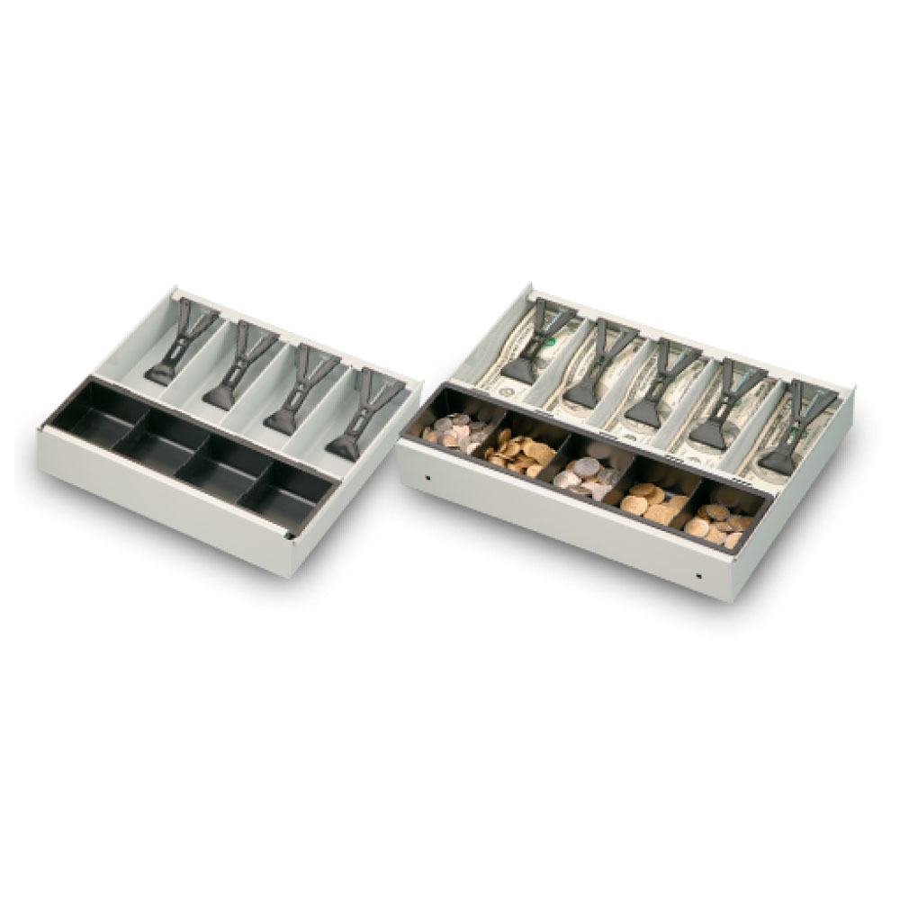 Gaveta Lipari Recaudadora Cajon Monedero 5 Divisiones S/ Guias Chapa Esmaltada