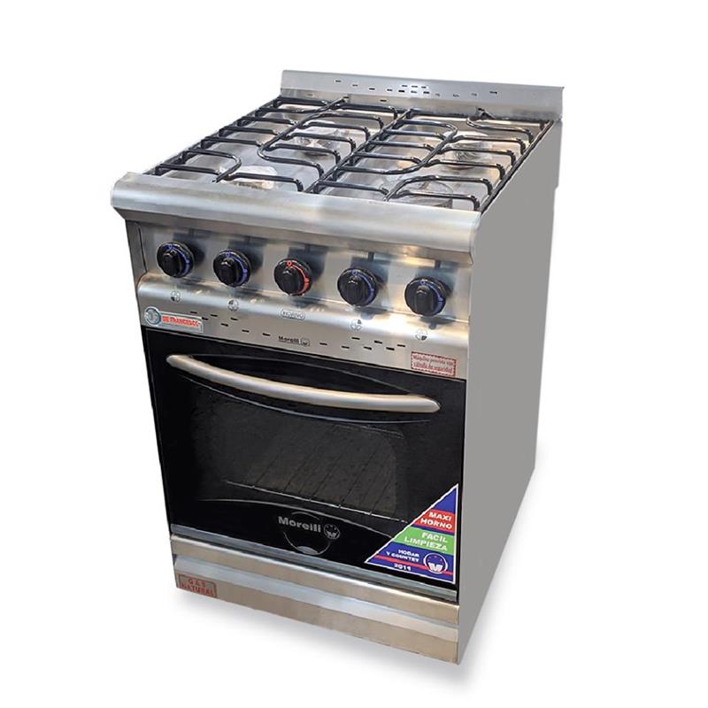 Cocina Morelli Hogar Country 550 Pta Vidrio Y Reja Hierro Enloza