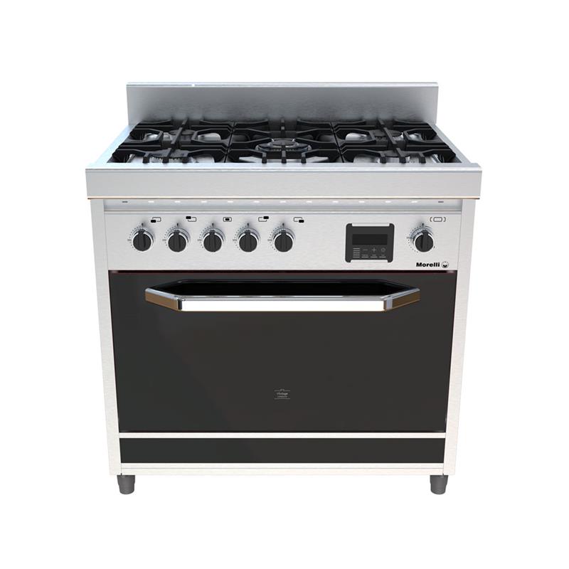 Cocina Morelli Vintage 900 Pta Vidrio Reja Fund Vitrificada