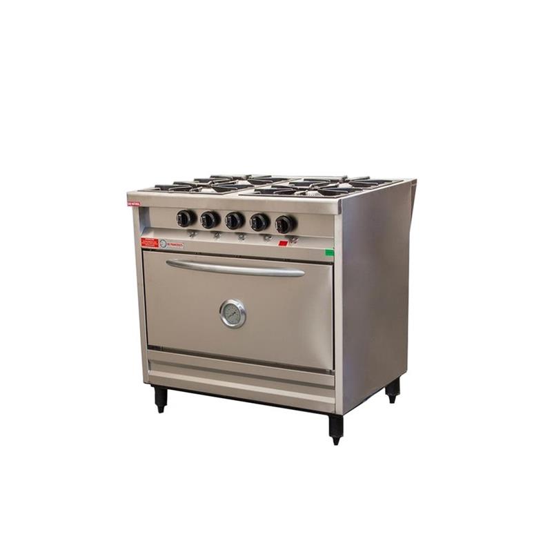 Cocina Rovesco Esmerilada 2004 4 Hornallas 83 cm