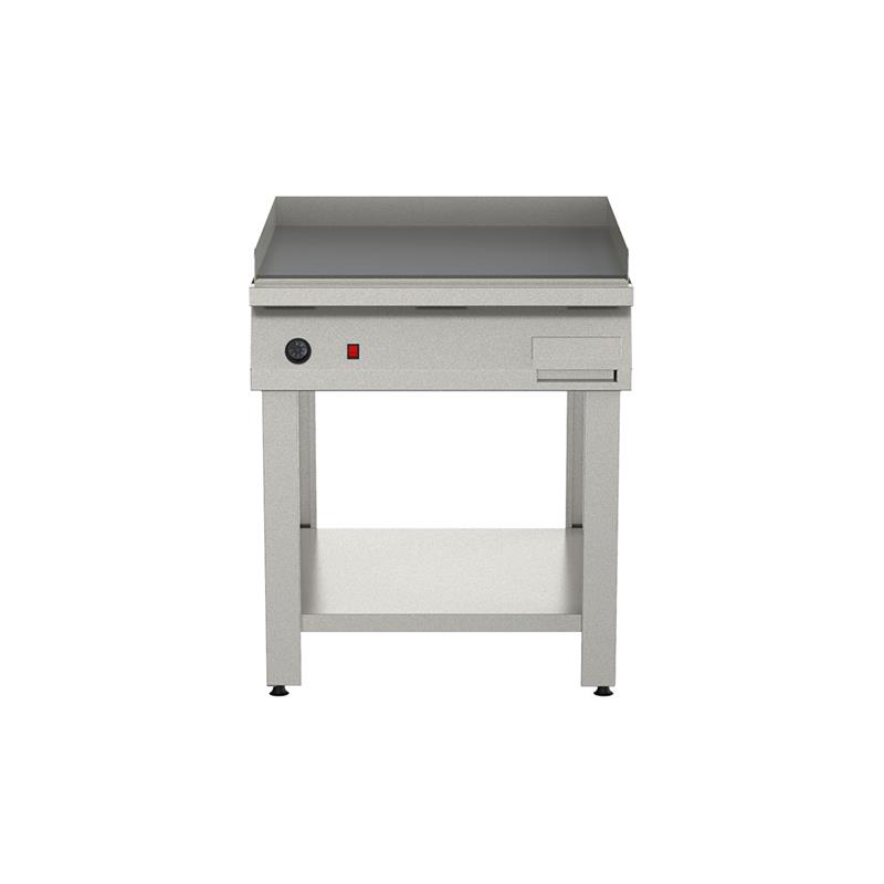 Anafe 4 H 80 cms con base y estante, acero 430 - Electrico
