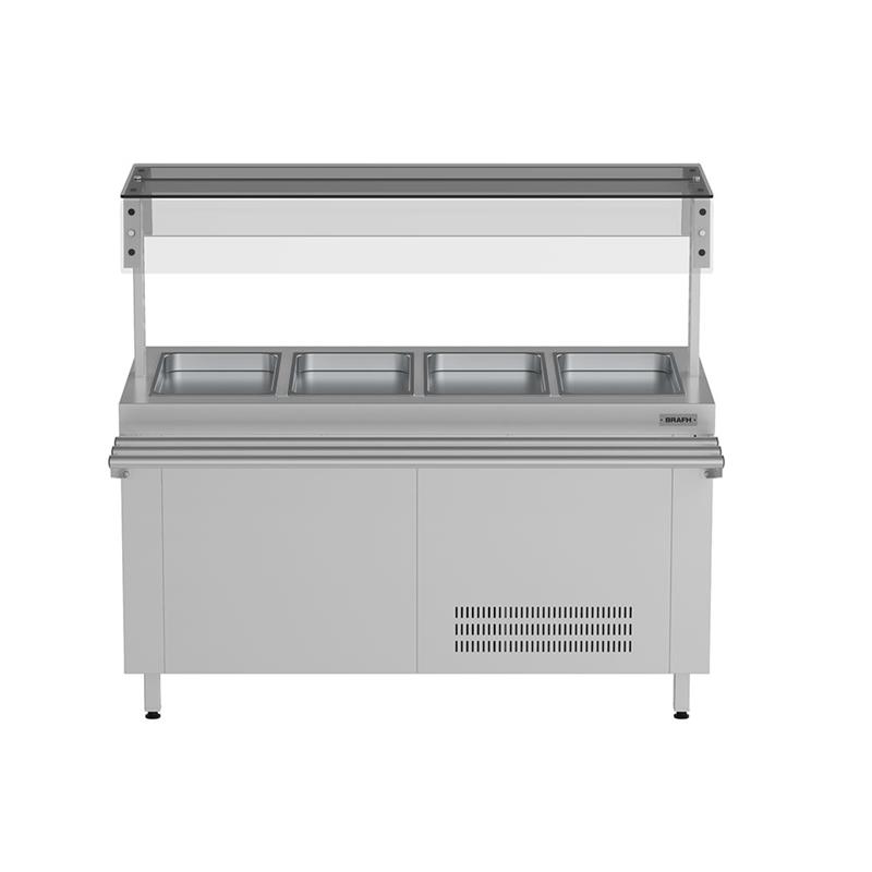 Lunchonette 4 Band GN 1:1(530x320) Medida 1500x710x850MM