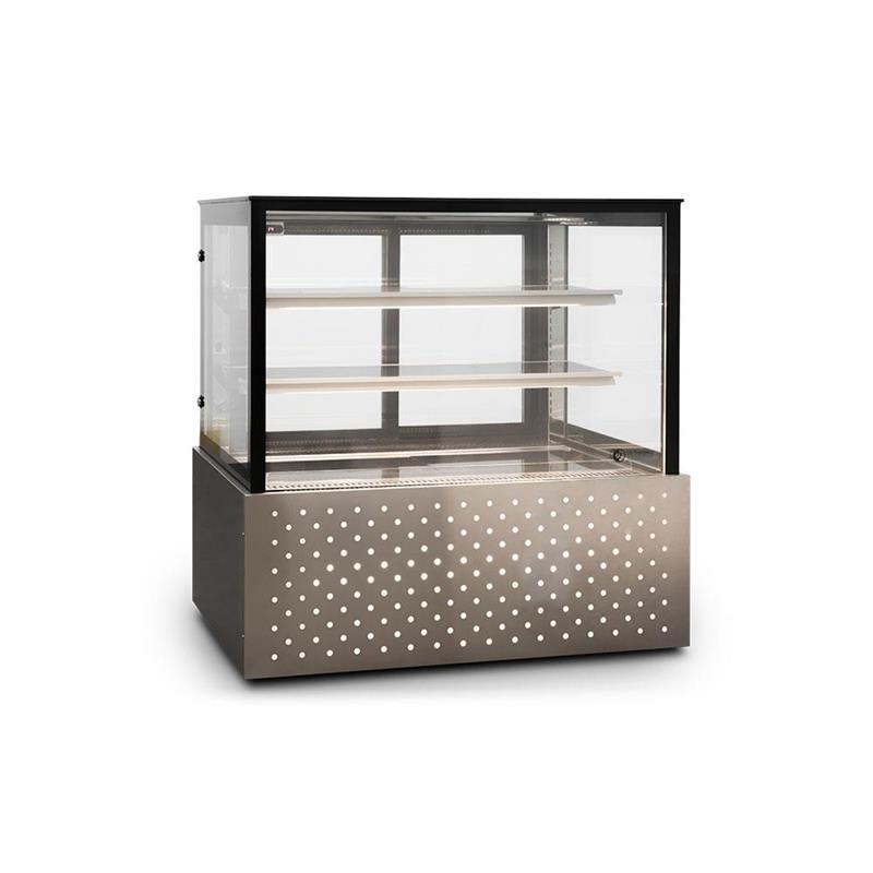 Heladera ITALY C/ Recta 1,20 mts, Equipada 1/2 HP Frente Acero Inox 304 (120x74x130)