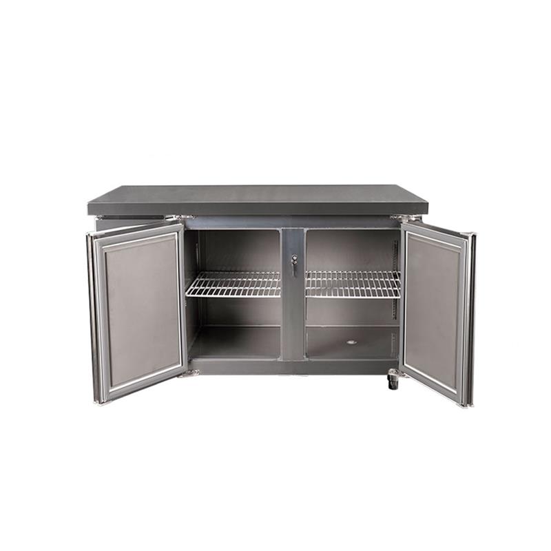 Freezer Mostrador ITALY C/ Puertas,1,40 Mts 275 Lts, Acero (1400x600x900)