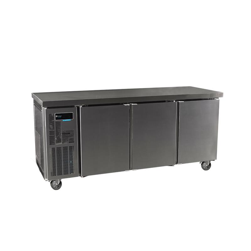 Freezer Mostrador ITALY Forzado, 1,80 Mts 534 Lts, Acero