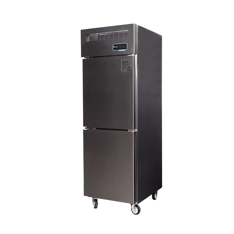 Freezer Vertical Ciego ITALY 2 Puertas 450 Lts (625x750x1920) Acero Inox 304