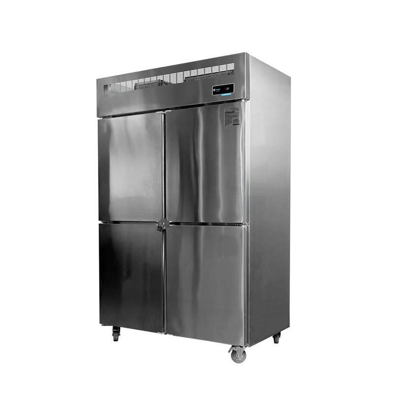 Freezer Vertical Ciego ITALY 4 Puertas 1000 Lts (1250x750x1920) Acero Inox 304
